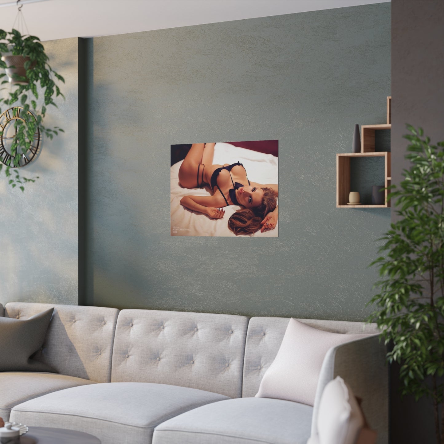 Satin Posters (210gsm) Sexy Naked Nude Pornstar