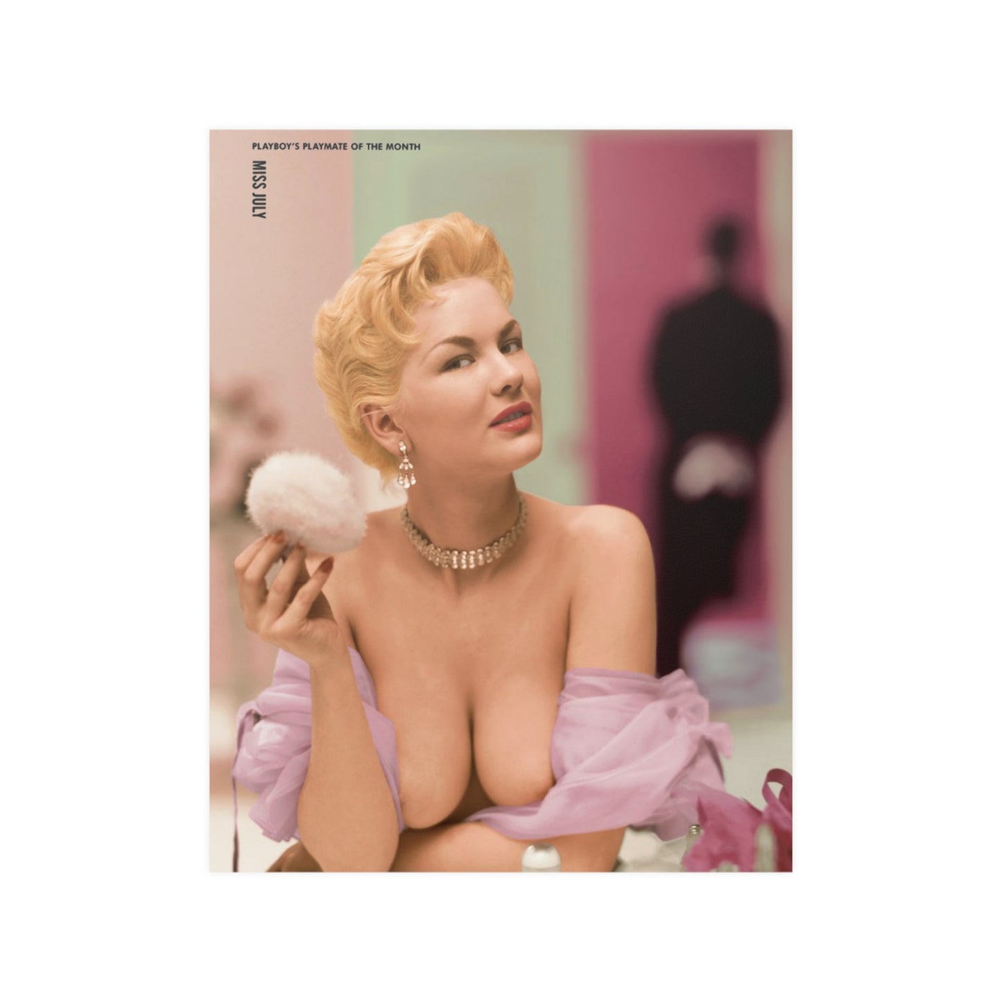Satin Posters (210gsm) Playmate July 1955 Janet Pilgrim