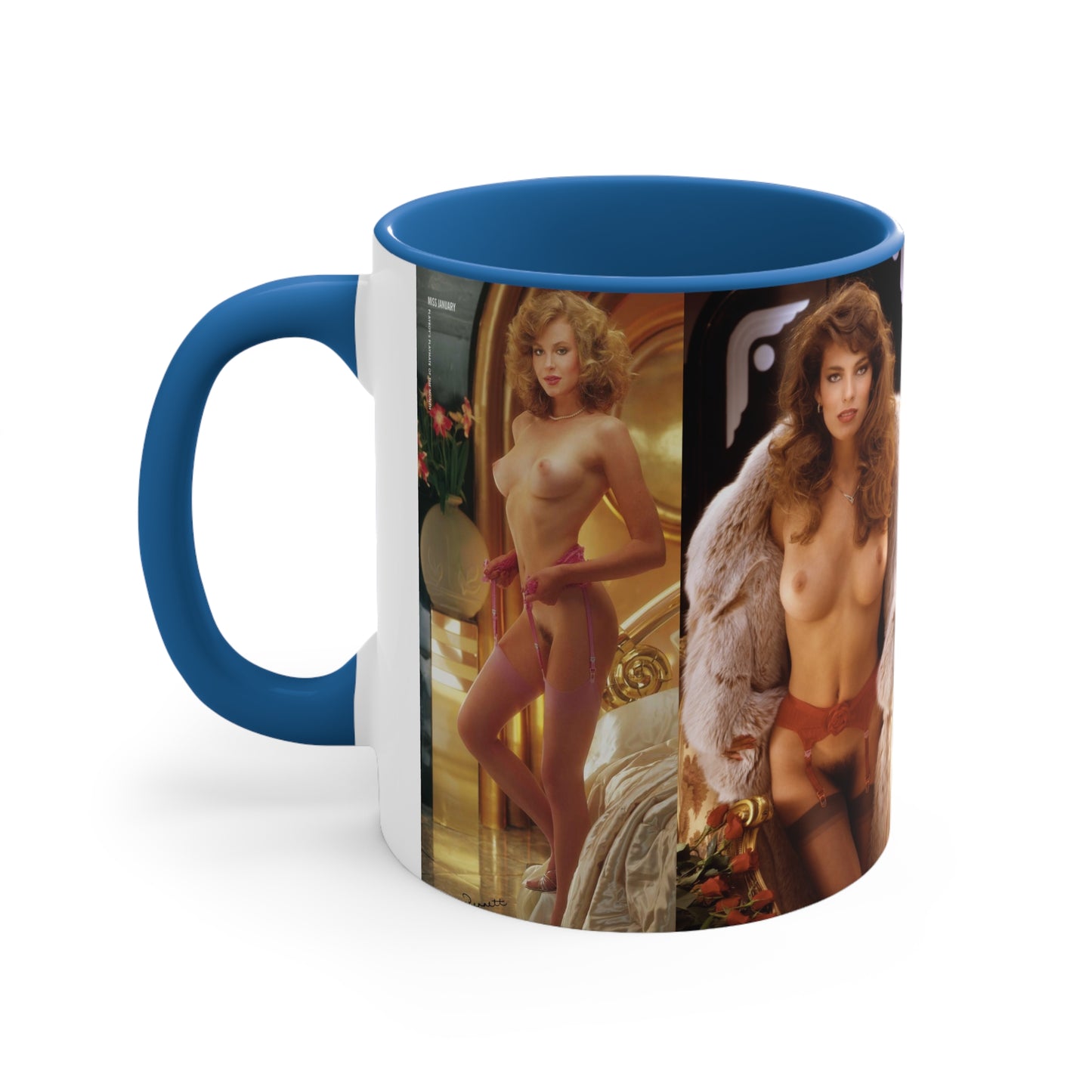 Accent Coffee Mug, 11oz Playboy Playmates 1985 January - April