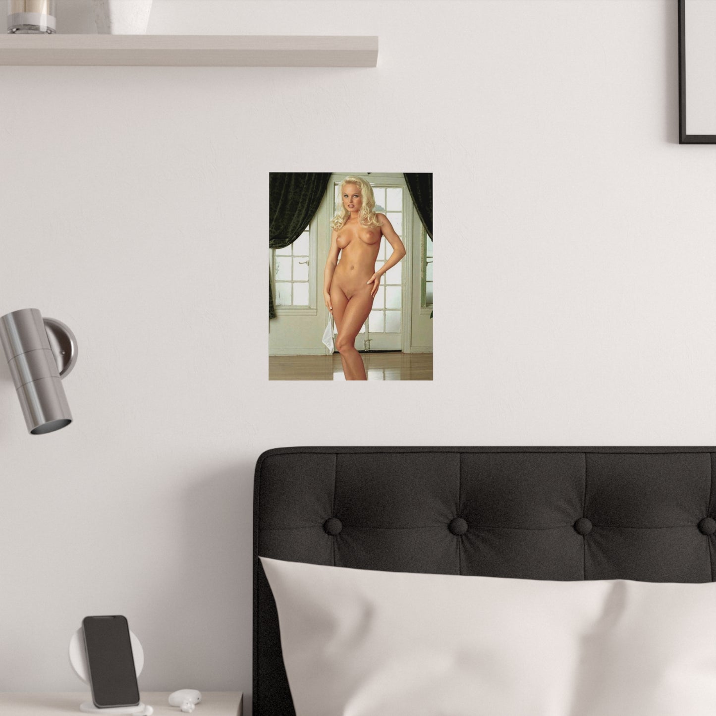 Satin Posters (210gsm) Retro Adult Star Sylvia Saint Nude
