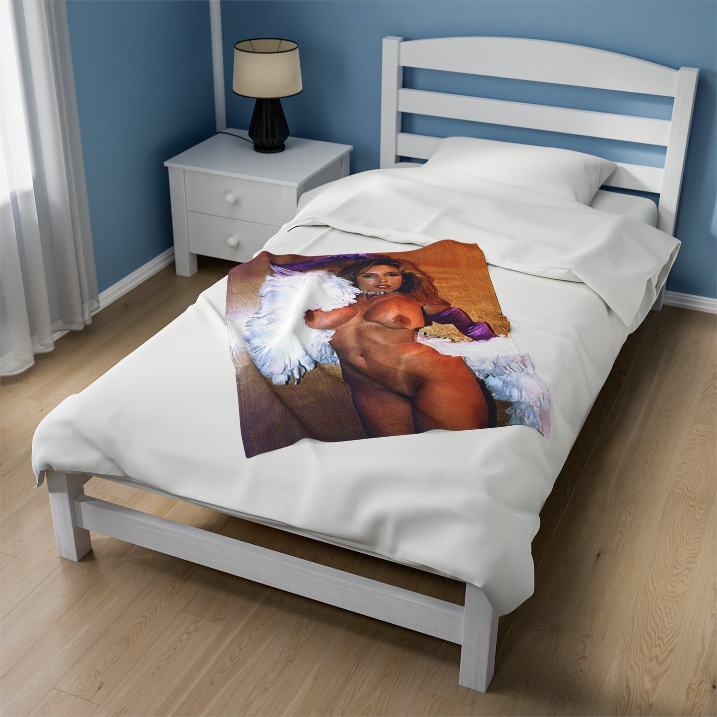Velveteen Plush Blanket Porn Star Victoria Paris Nude