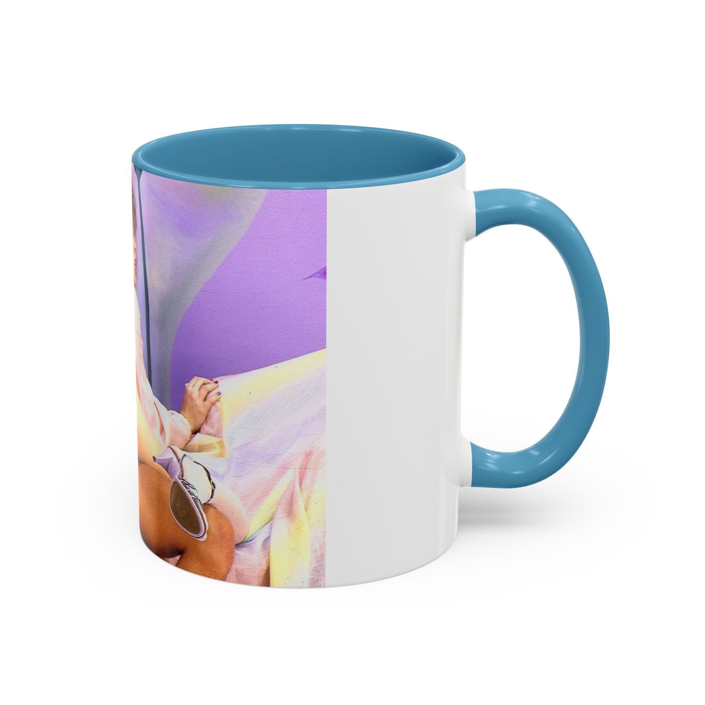 Accent Coffee Mug (11, 15oz) Traci Lords Nude Naked Retro