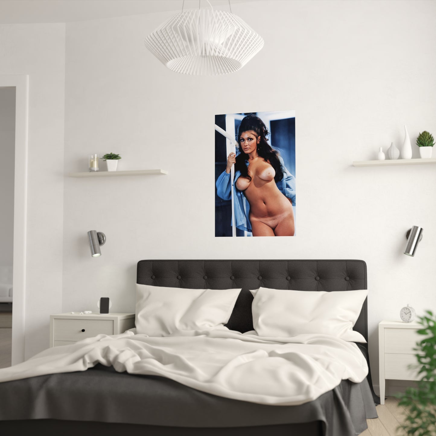 Satin Posters (210gsm) Playboy Playmate Cynthia Myers nude