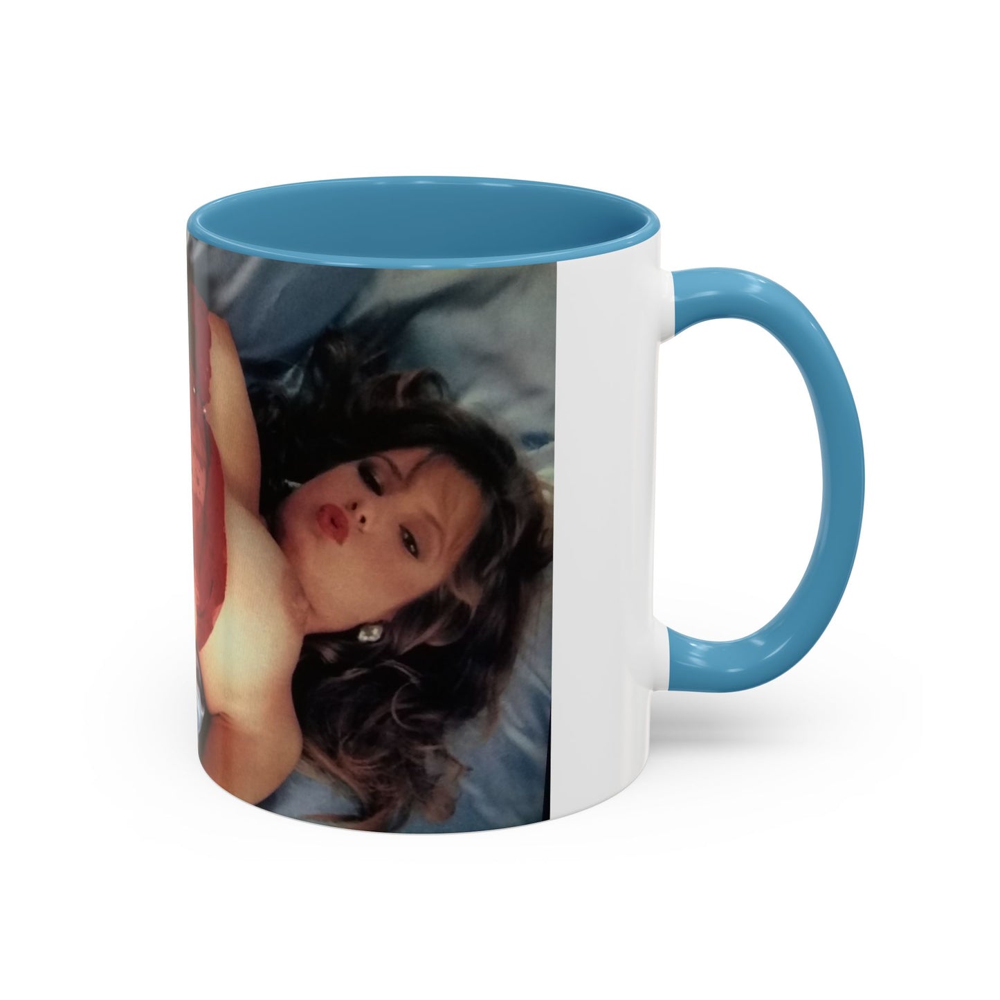 Accent Coffee Mug (11, 15oz) Traci Lords Retro Porn Star Nude Naked