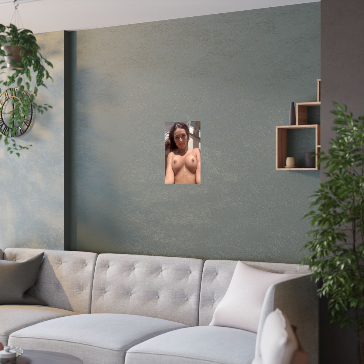 Satin Posters (210gsm) Teen Tits Covered in Cum