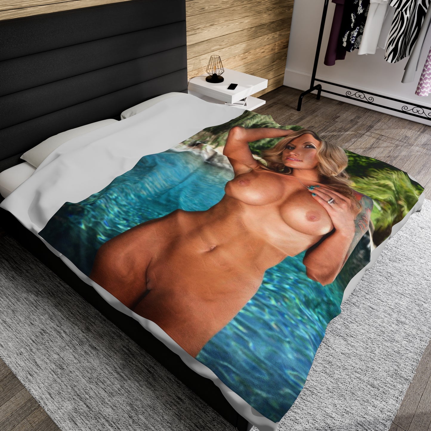 Velveteen Plush Blanket Pornstar Teagan Presley Nude