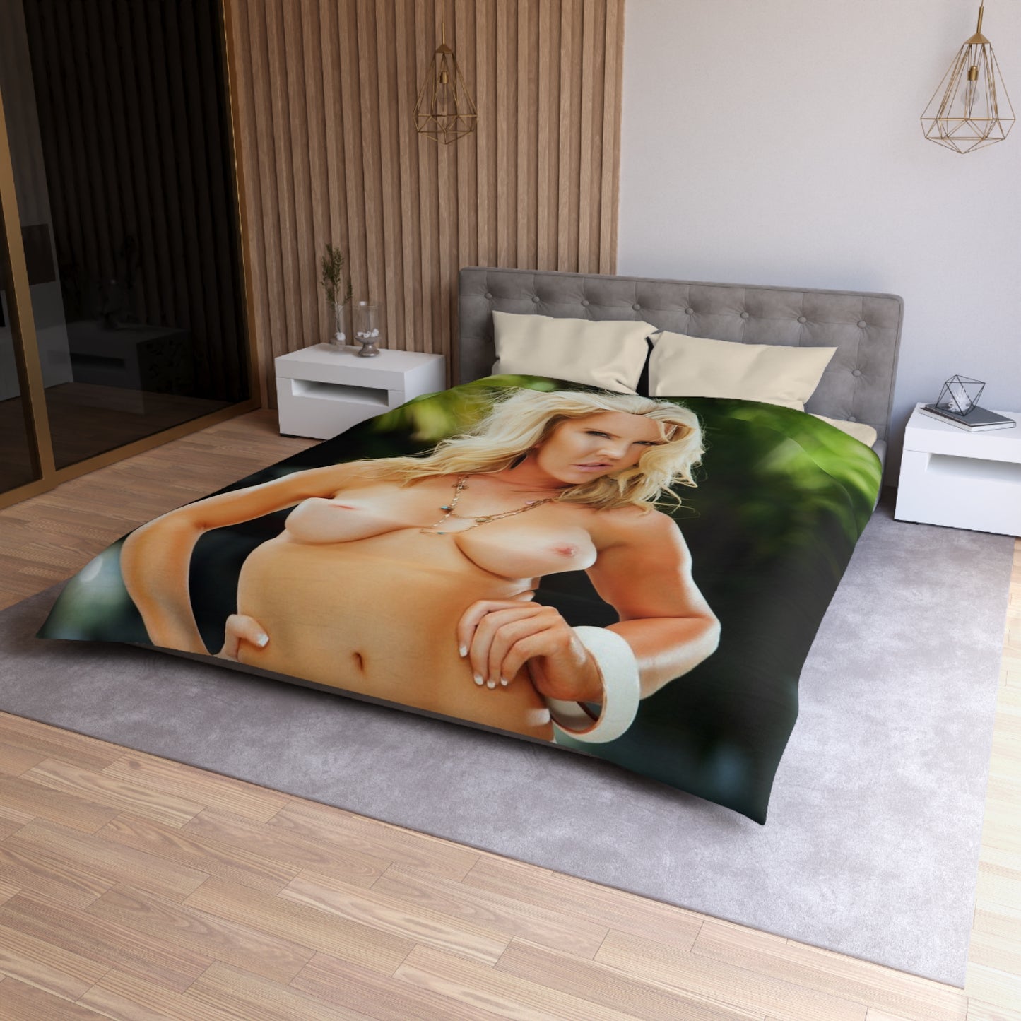 Microfiber Duvet Cover Penthouse Pet September 2012 Ainsley Addison