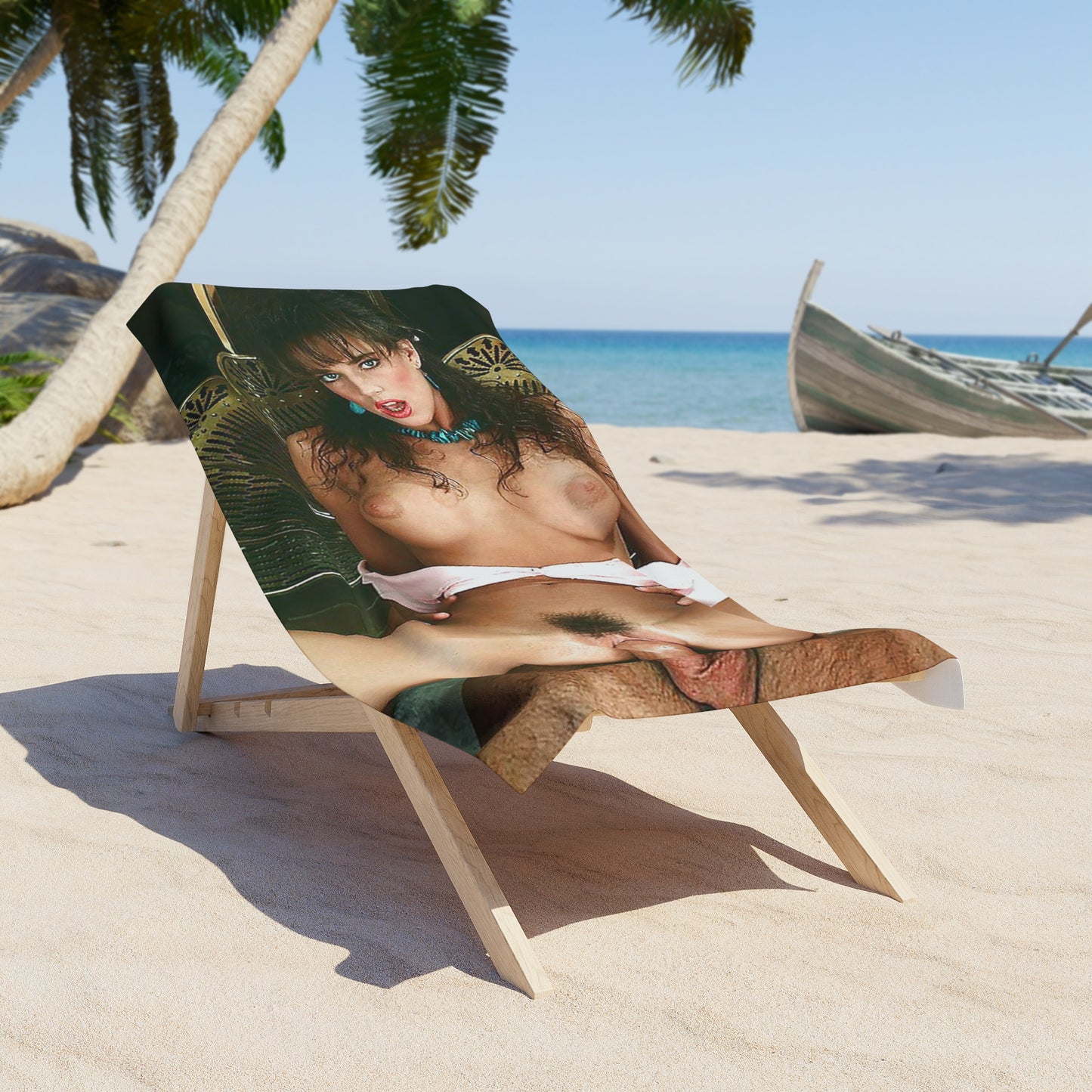 Beach Towel Racquel Darrian Nude
