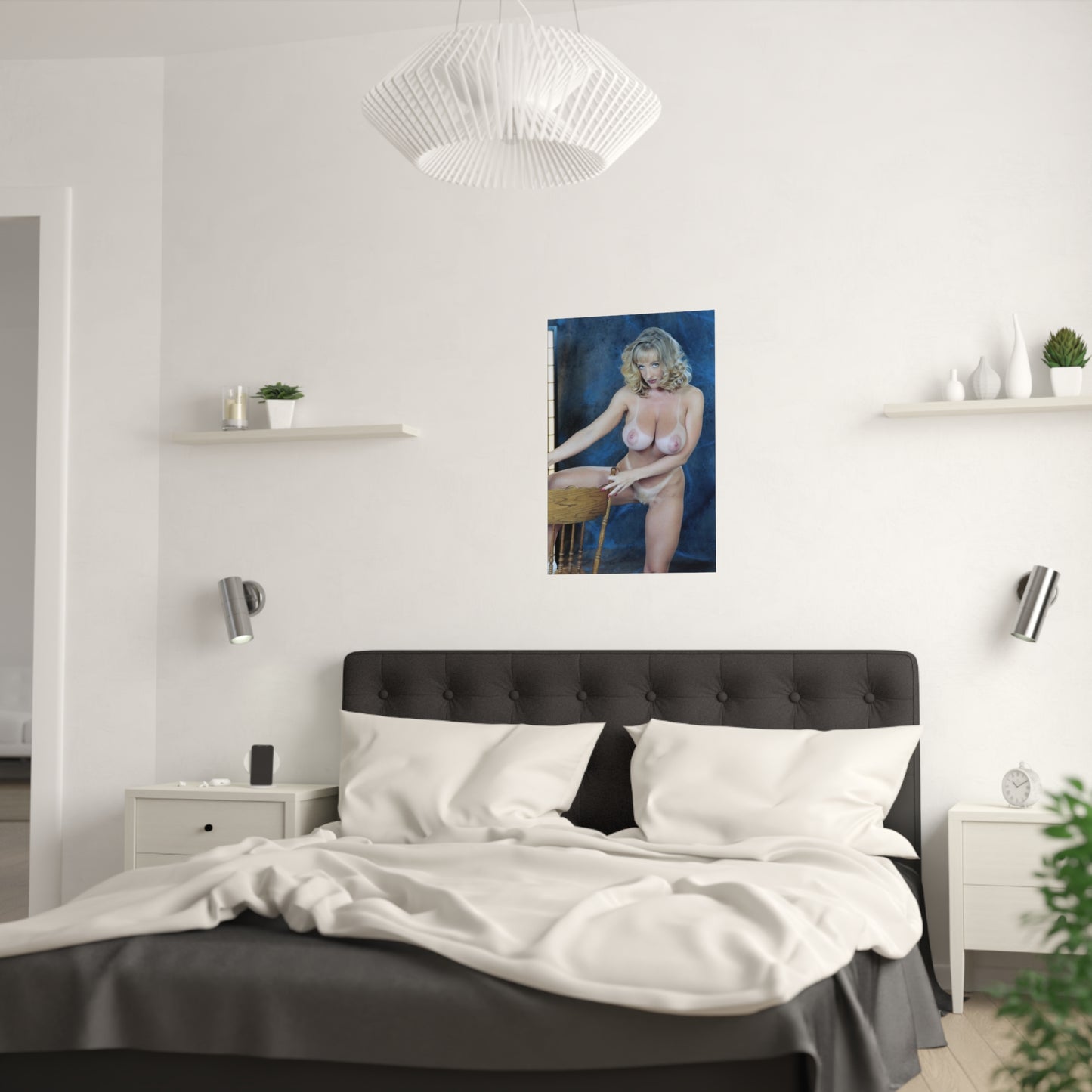 Satin Posters (210gsm) Retro Adult Star Danni Ashe Nude