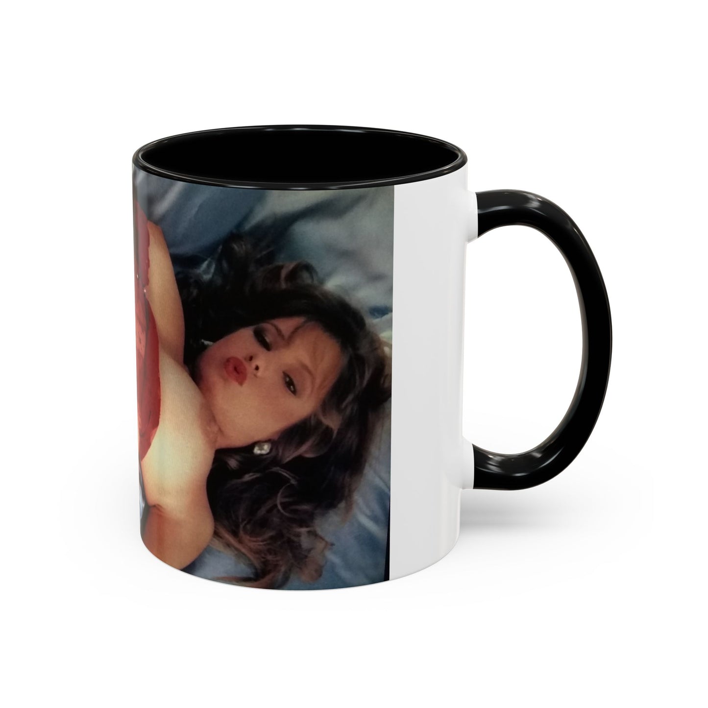 Accent Coffee Mug (11, 15oz) Traci Lords Retro Porn Star Nude Naked