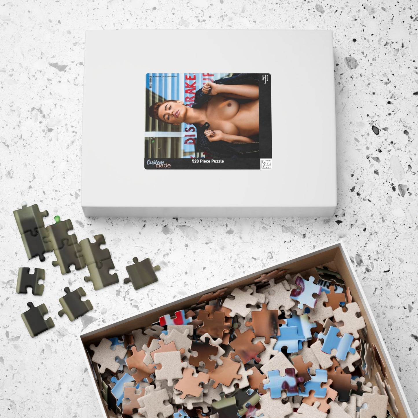 Puzzle (110, 252, 500, 1014-piece) Playboy Playmate March 2014 Britt Linn