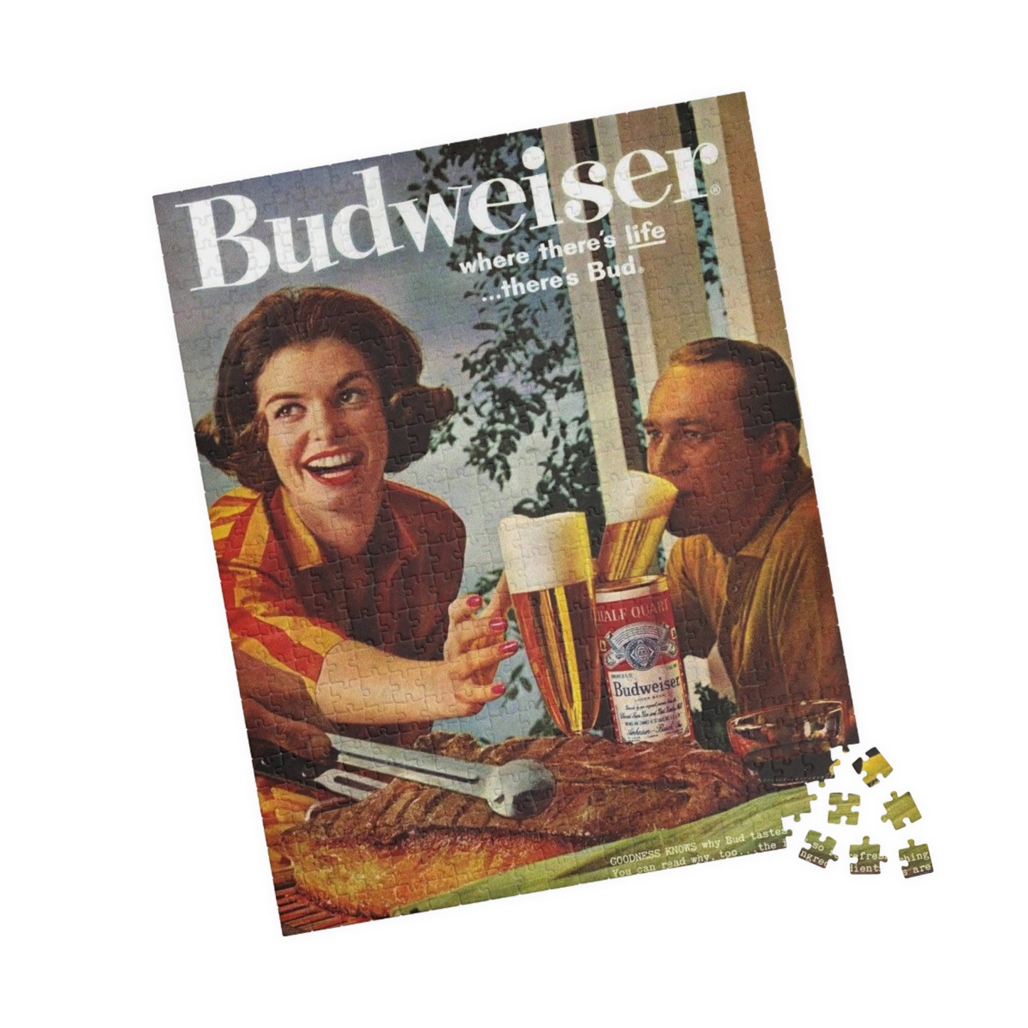 Puzzle (110, 252, 520, 1014-piece) Retro Beer Advertisement Budweiser