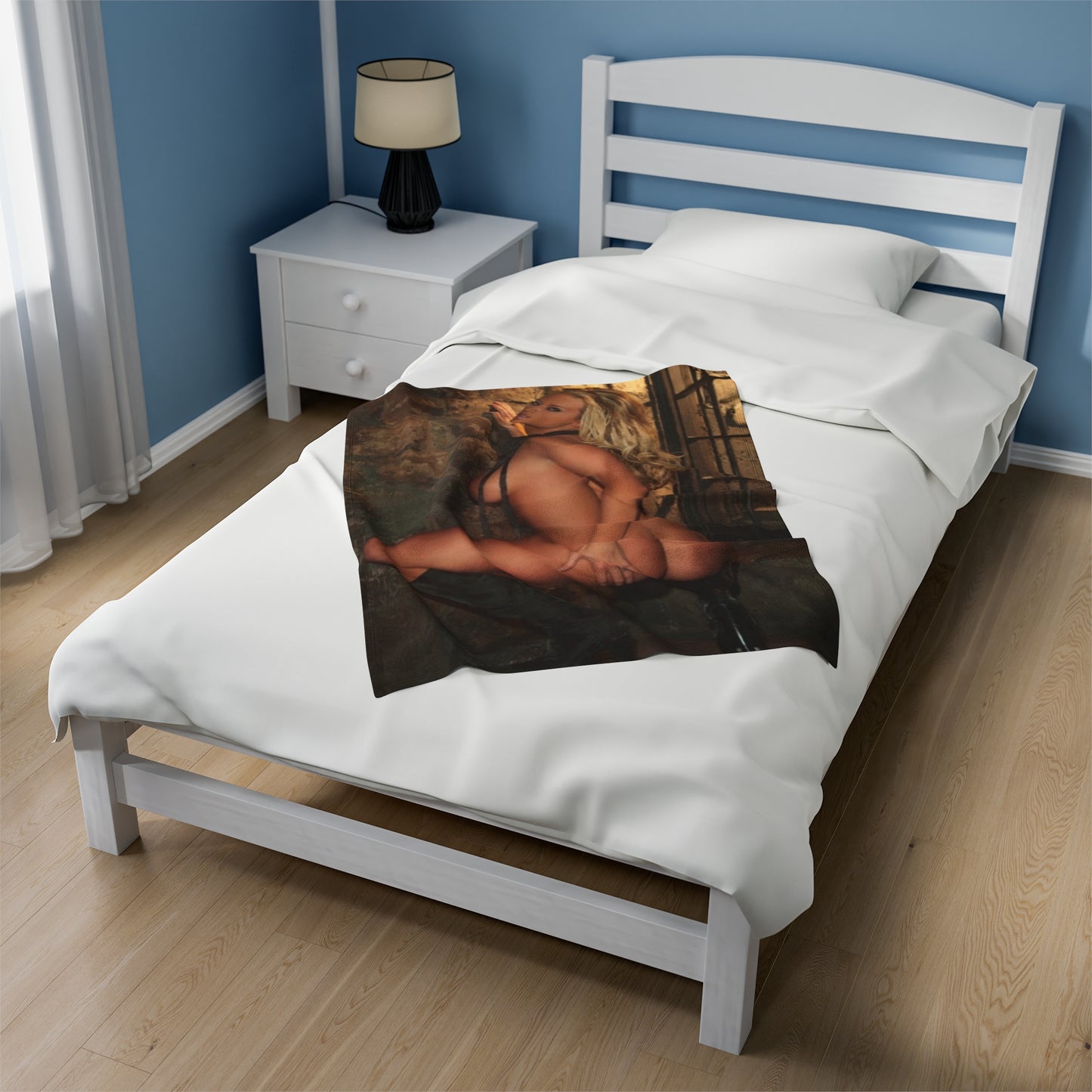 Velveteen Plush Blanket Pornstar Jenna Jameson Nude