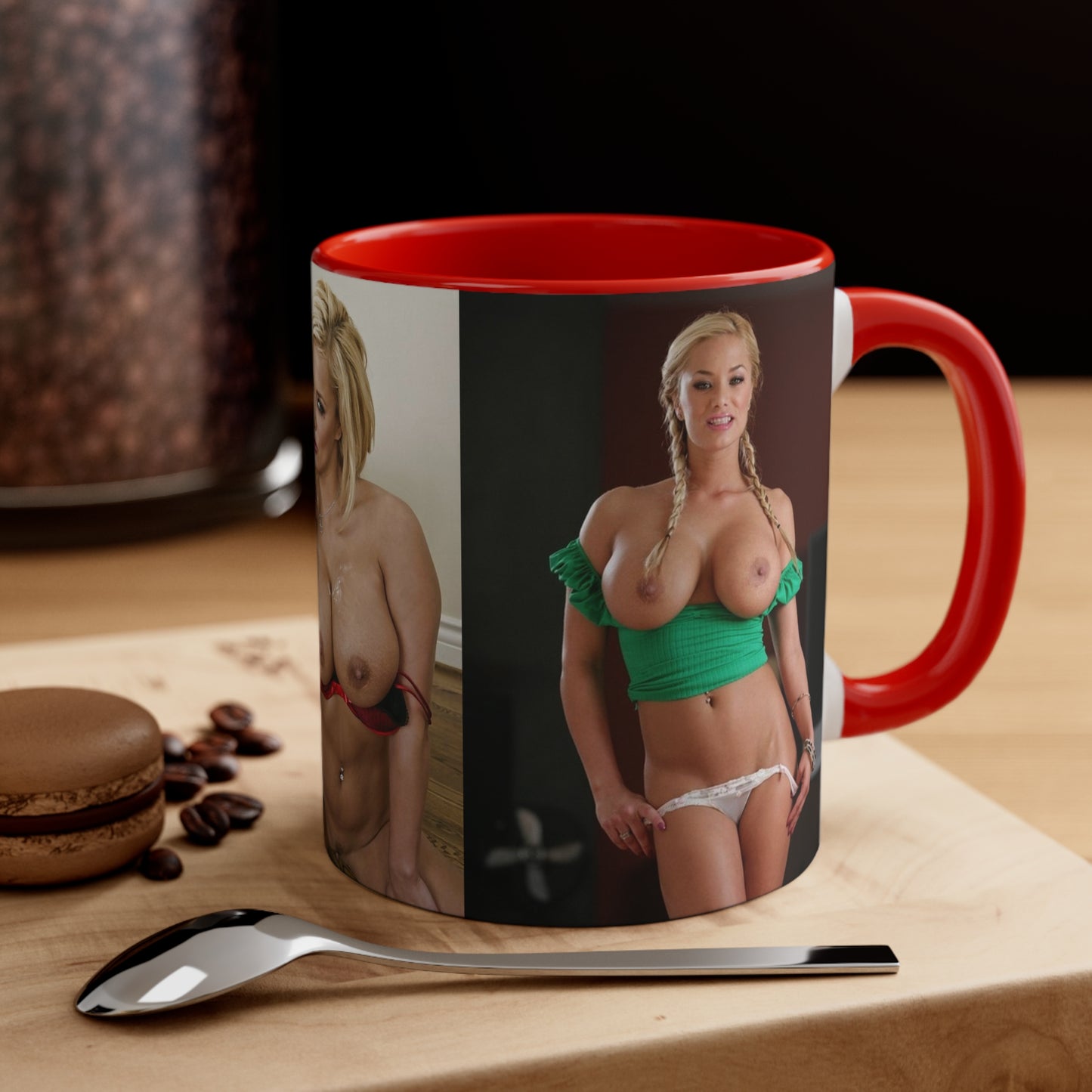 Accent Coffee Mug, 11oz Adult Star Shyla Stylez Nude