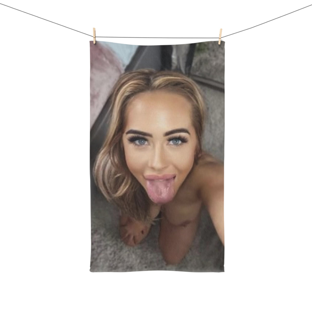 Hand Towel "Assuming the Position"