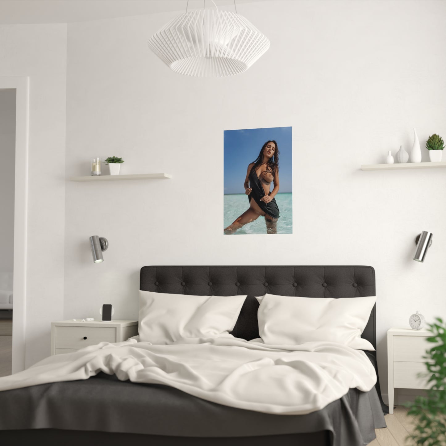 Satin Posters (210gsm) Natural Tits Liya Silver