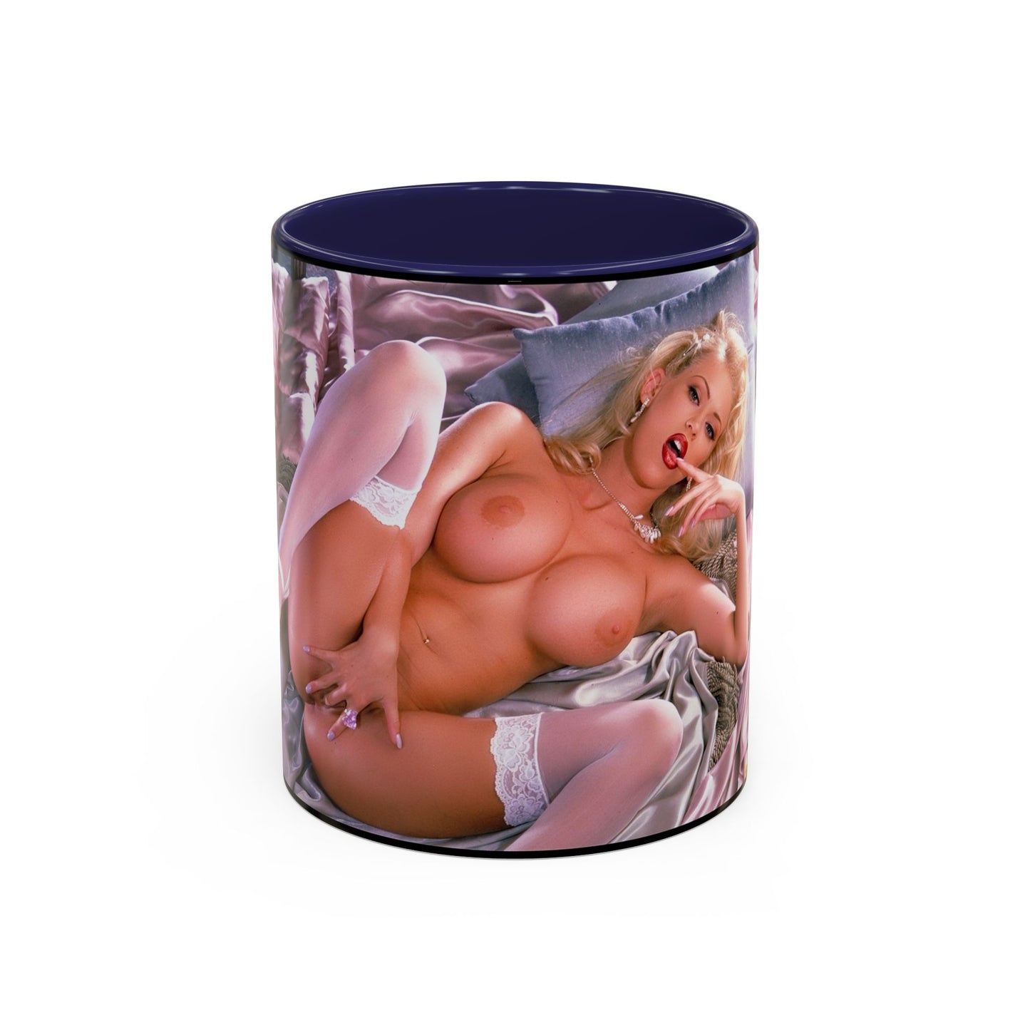 Accent Coffee Mug (11, 15oz) 1990s Porn Star Jenna Jameson Nude Naked