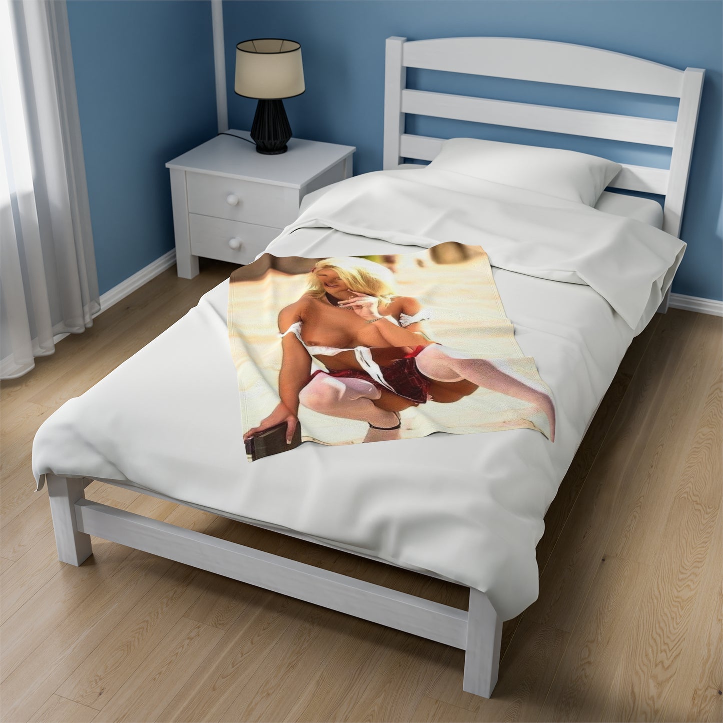 Velveteen Plush Blanket Pornstar Chloe Jones Nude