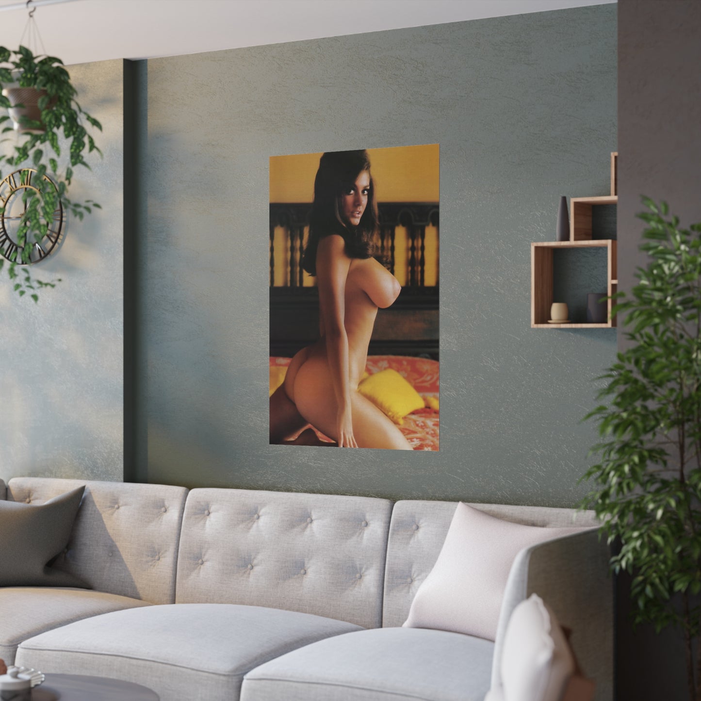 Satin Posters (210gsm) Playboy Playmate Cynthia Myers Nude
