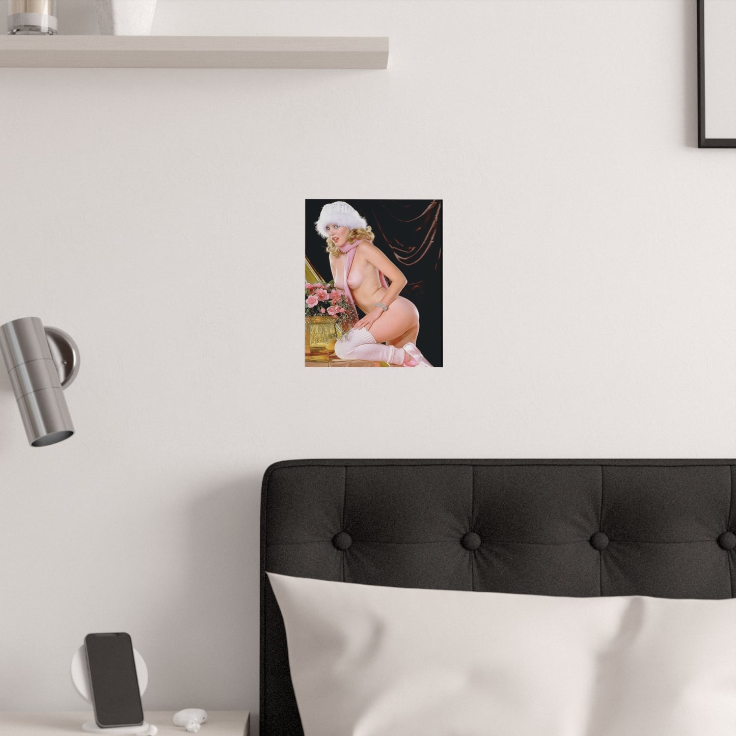 Satin Posters (210gsm) Retro Pornstar Shauna Grant Nude
