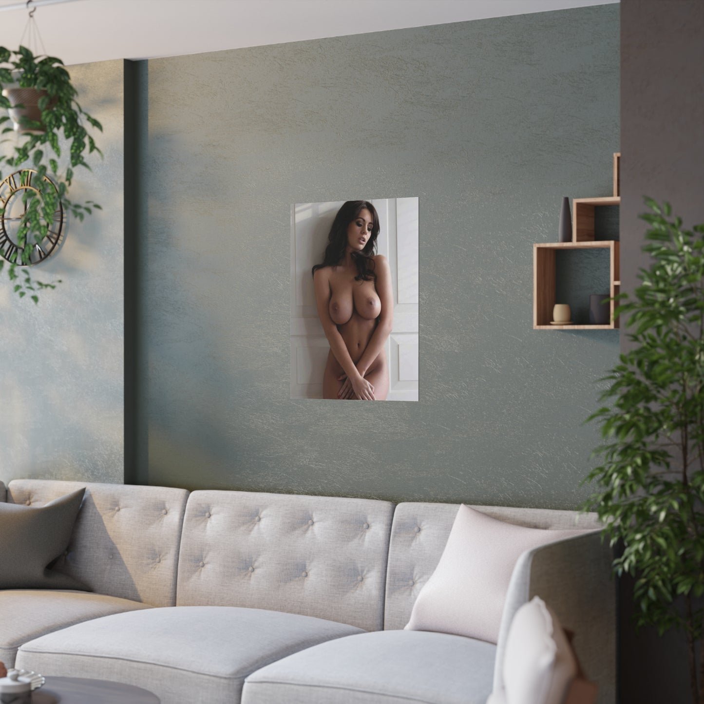 Satin Posters (210gsm) Sexy Natural Nude