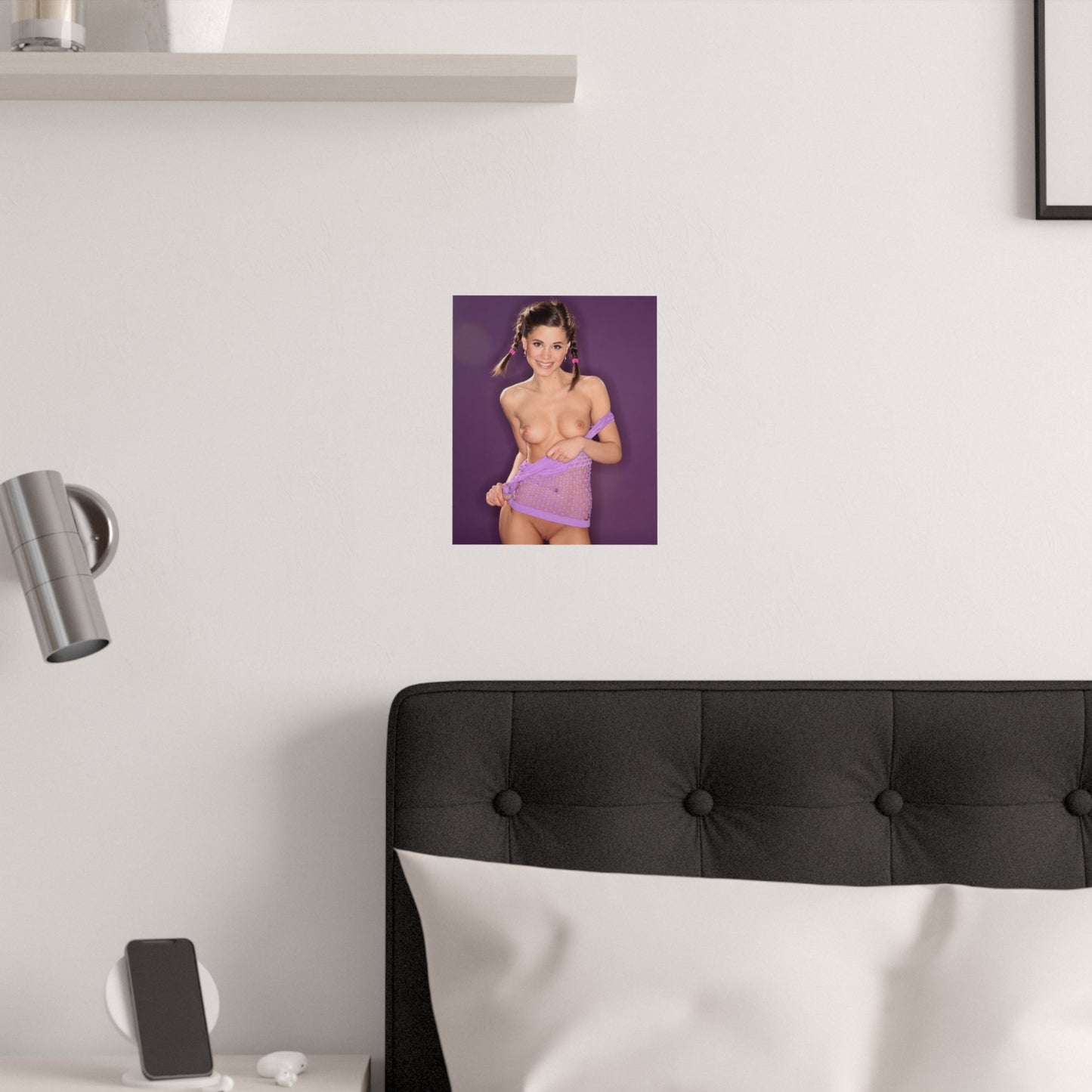 Satin Posters (210gsm) Cute Nude Pigtails