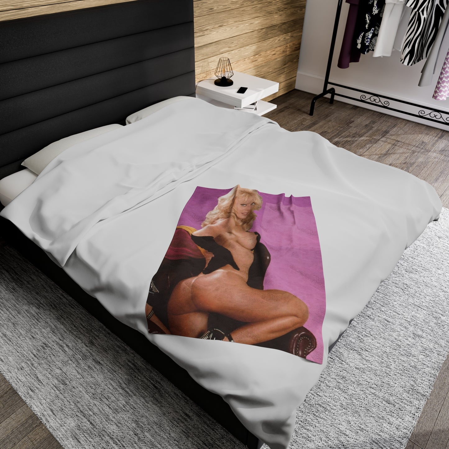 Velveteen Plush Blanket Porn Star Nina Hartley Nude