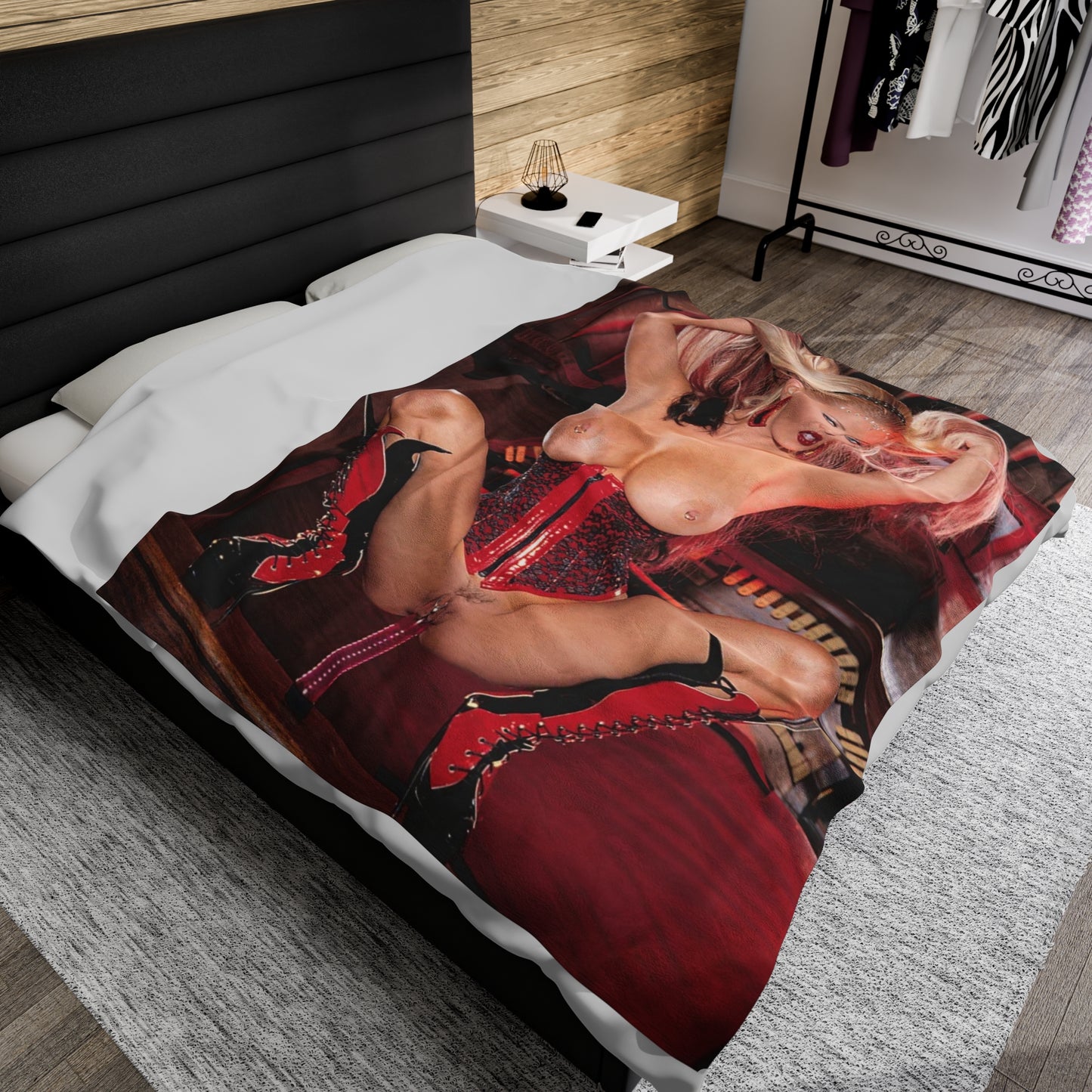 Velveteen Plush Blanket Jenna Jameson