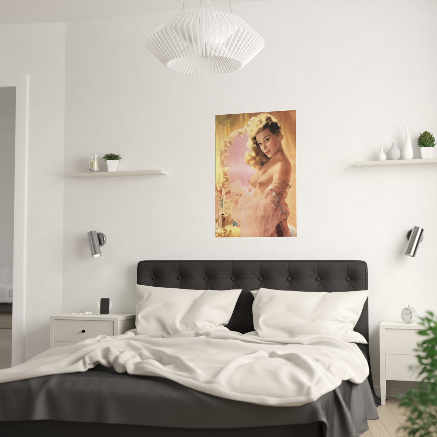 Satin Posters (210gsm) Playmate 1955 Marilyn Waltz Nude