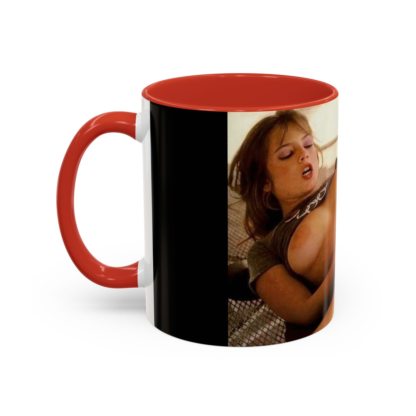 Accent Coffee Mug (11, 15oz) Traci Lords Nude Naked Retro Fuck Sex