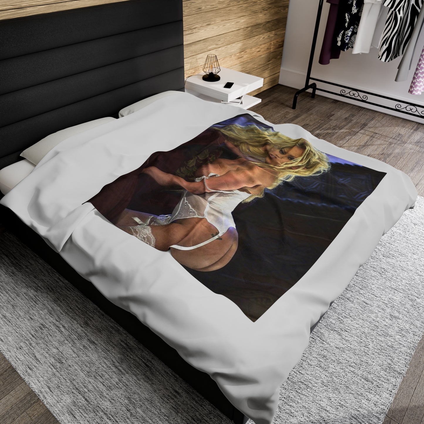 Velveteen Plush Blanket Pornstar Jenna Jameson Nude