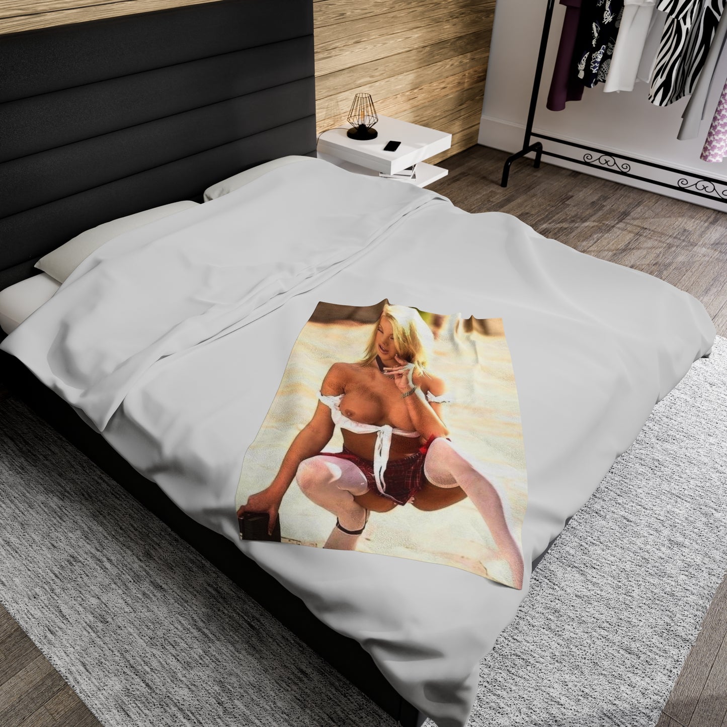 Velveteen Plush Blanket Pornstar Chloe Jones Nude