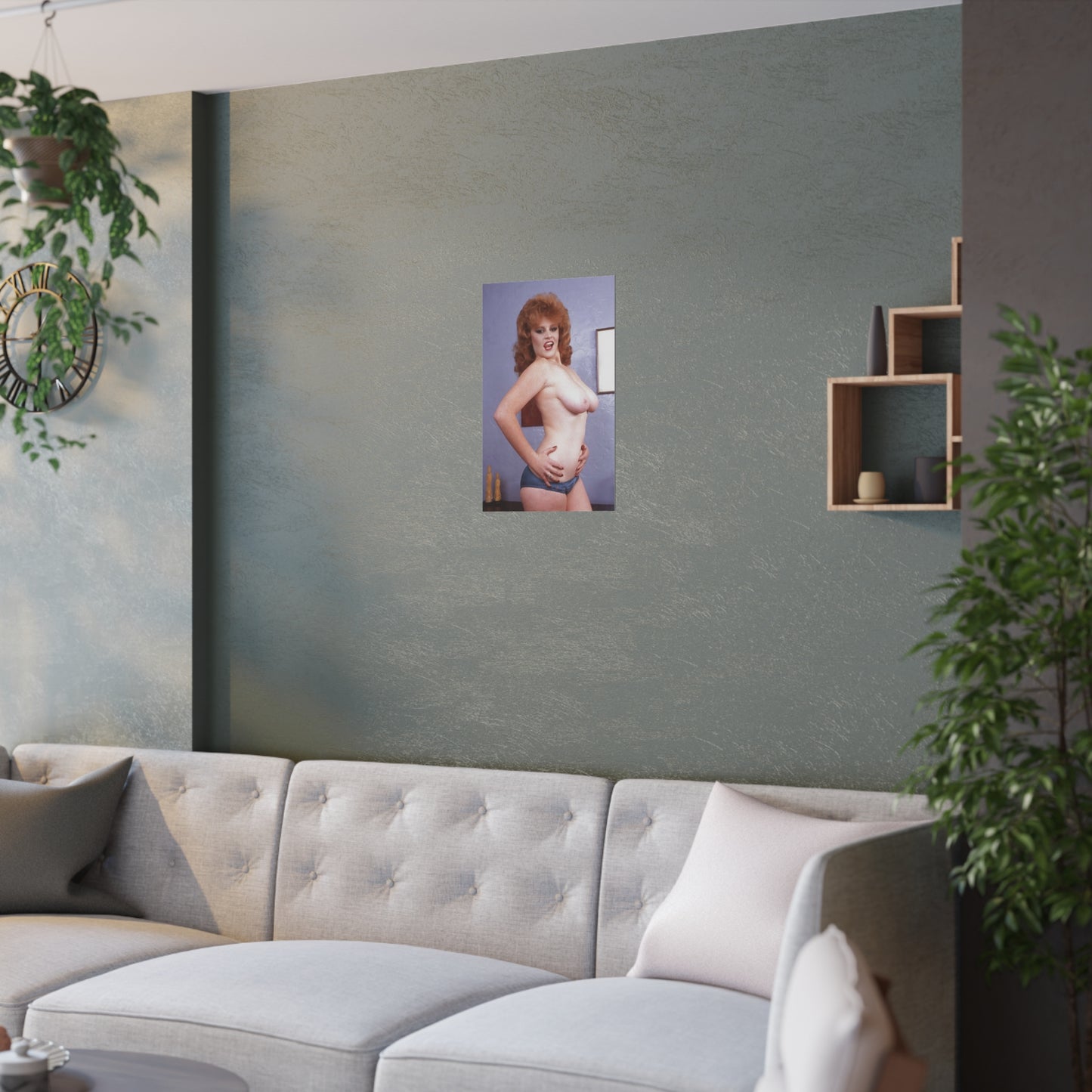Satin Posters (210gsm) Retro Pornstar Lisa De Leeuw Nude