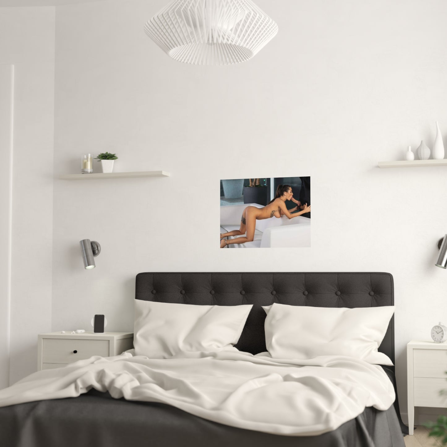 Satin Posters (210gsm) Natural Tits Liya Silver