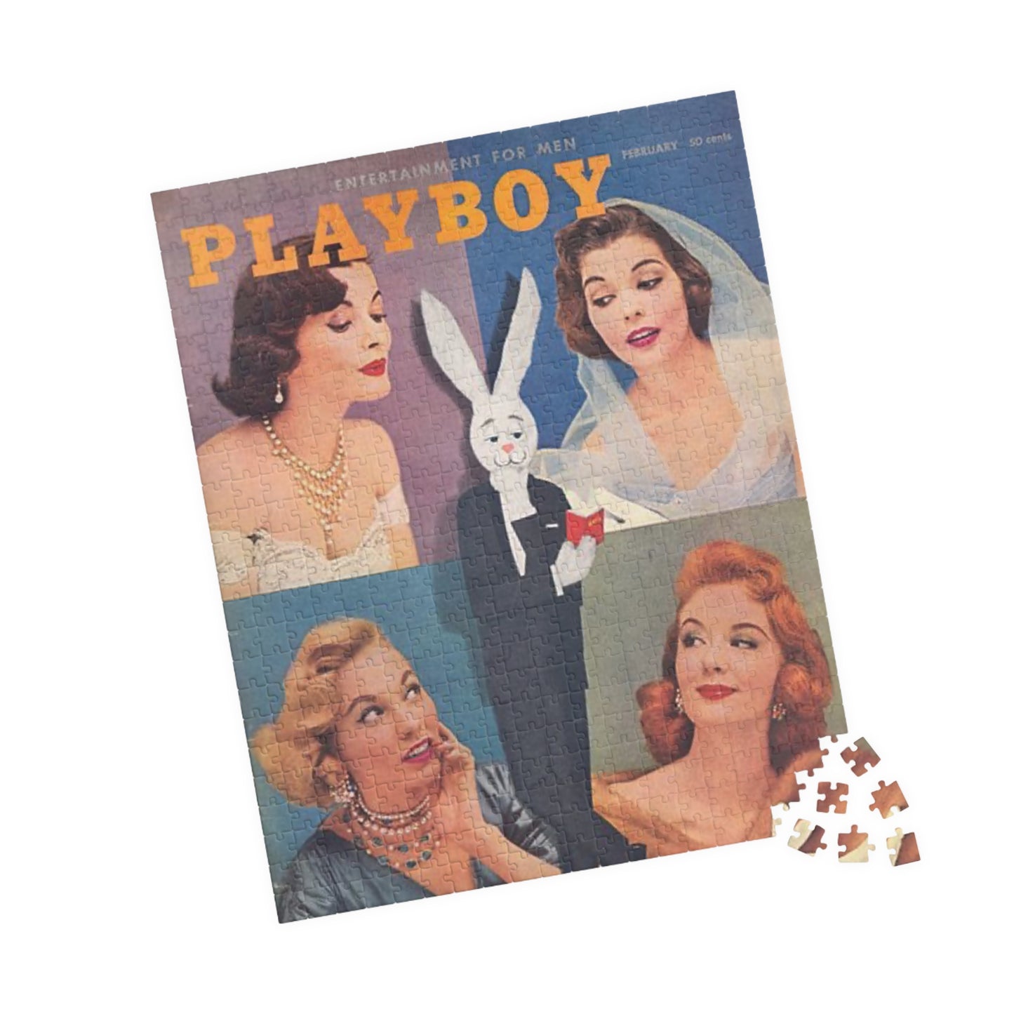 Puzzle (110, 252, 520, 1014-piece) Playboy Cover February 1956
