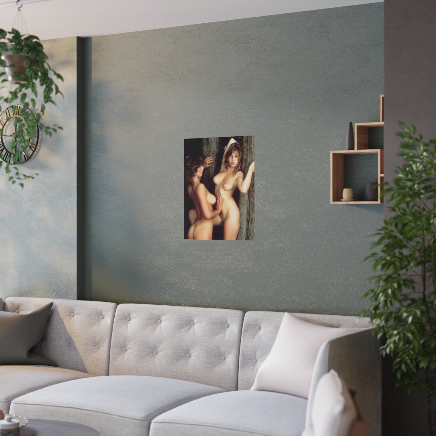 Satin Posters (210gsm) Retro 80s Adult Star Nude