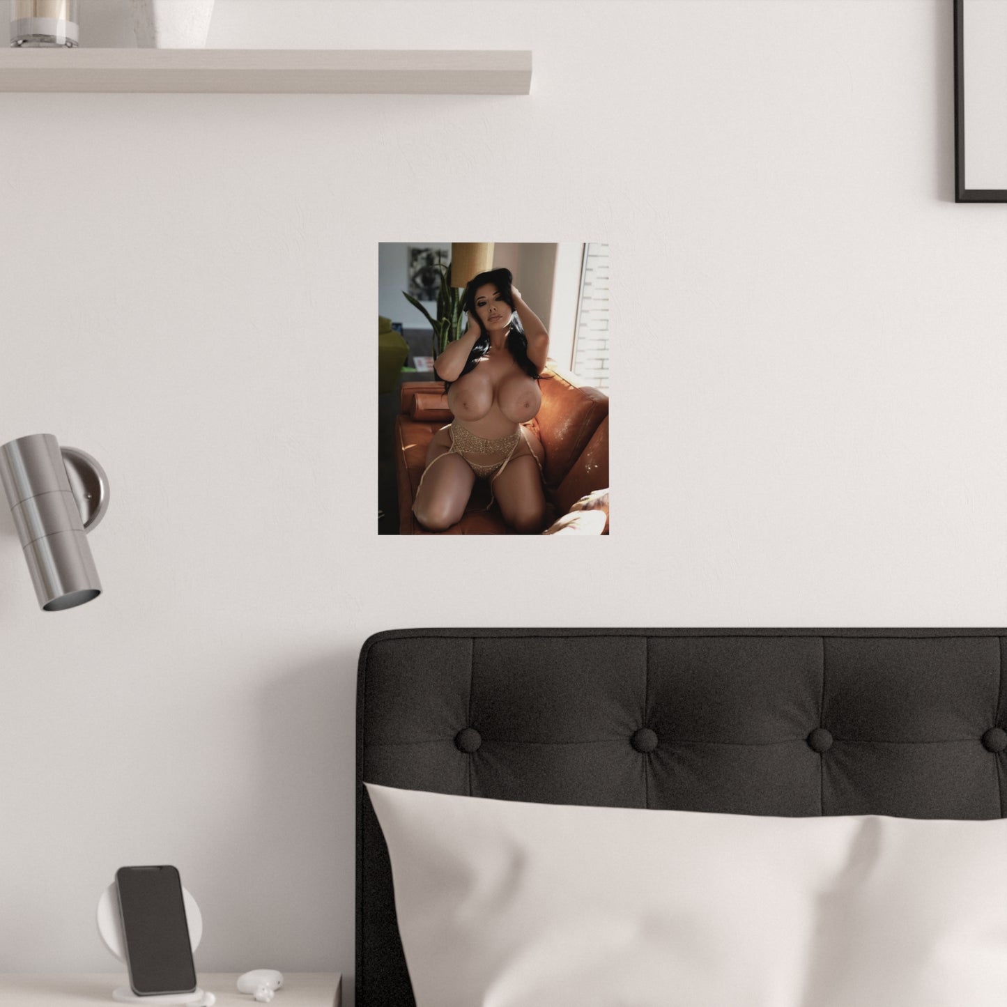 Satin Posters (210gsm) Busty Stephanie Palomares Nude
