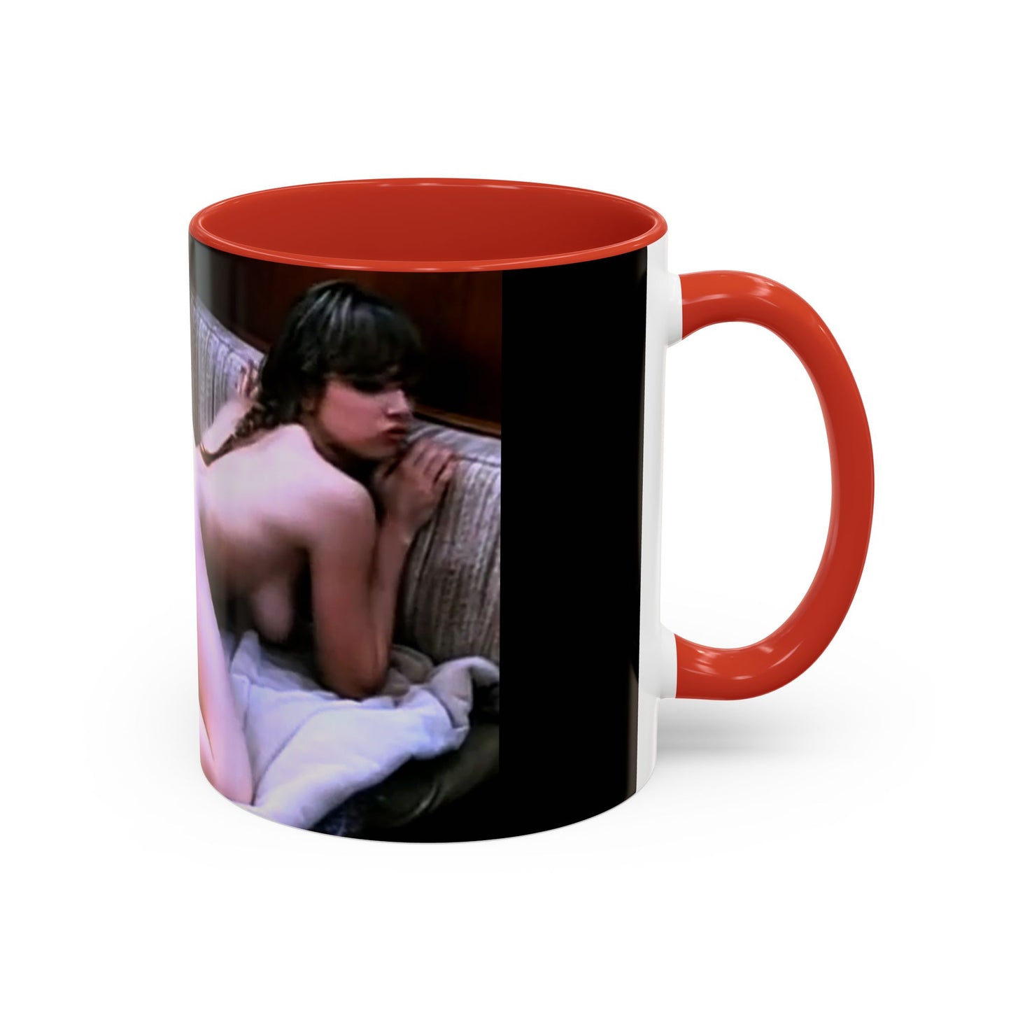 Accent Coffee Mug (11, 15oz) Traci Lords Nude Naked Retro