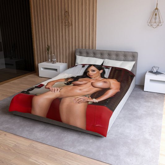 Microfiber Duvet Cover Penthouse Pet February 2011 Jewels Jade