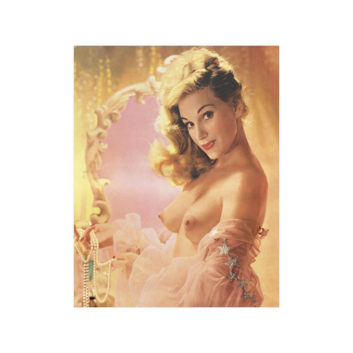 Satin Posters (210gsm) Playmate 1955 Marilyn Waltz Nude