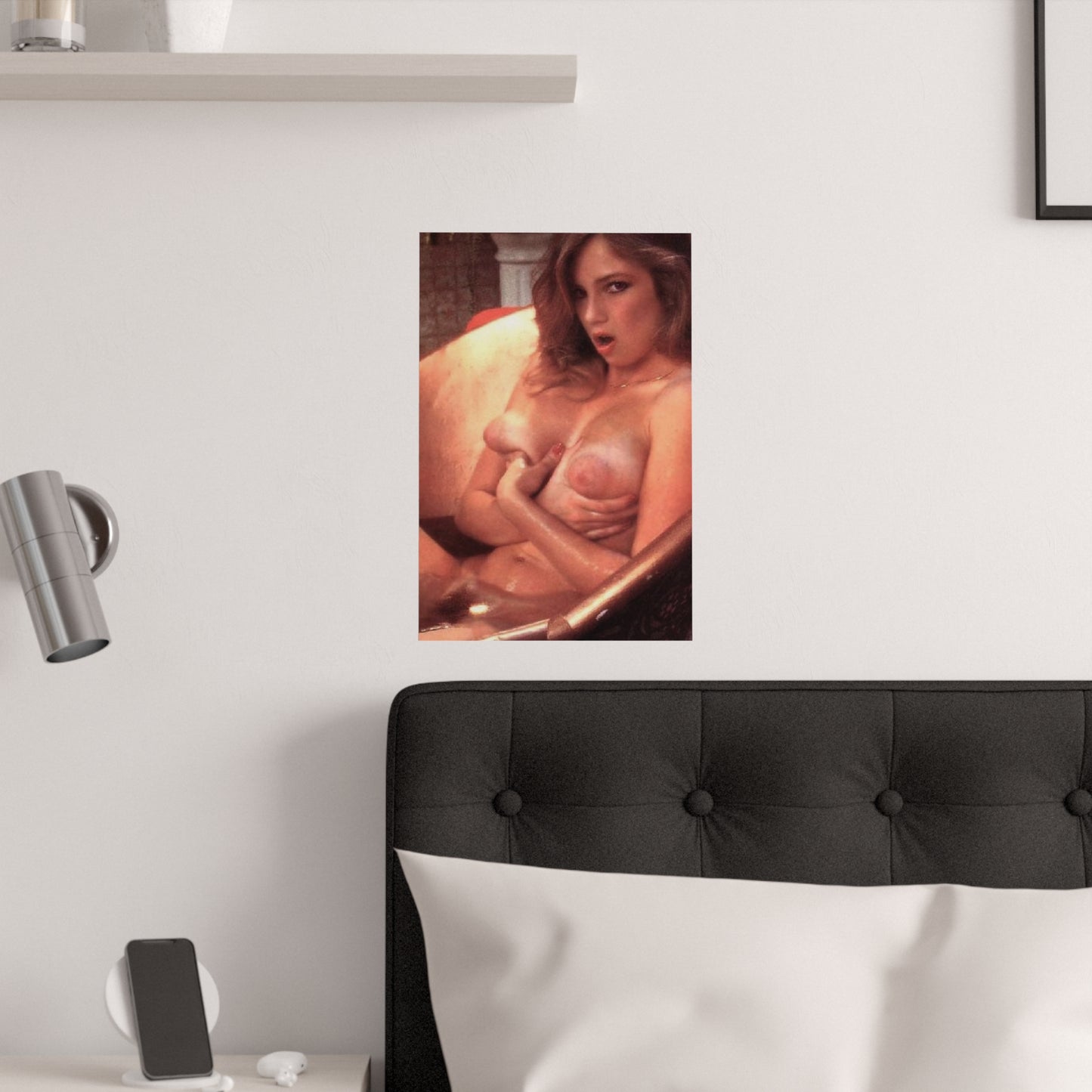 Satin Posters (210gsm) Retro Porn Star 1980s Traci