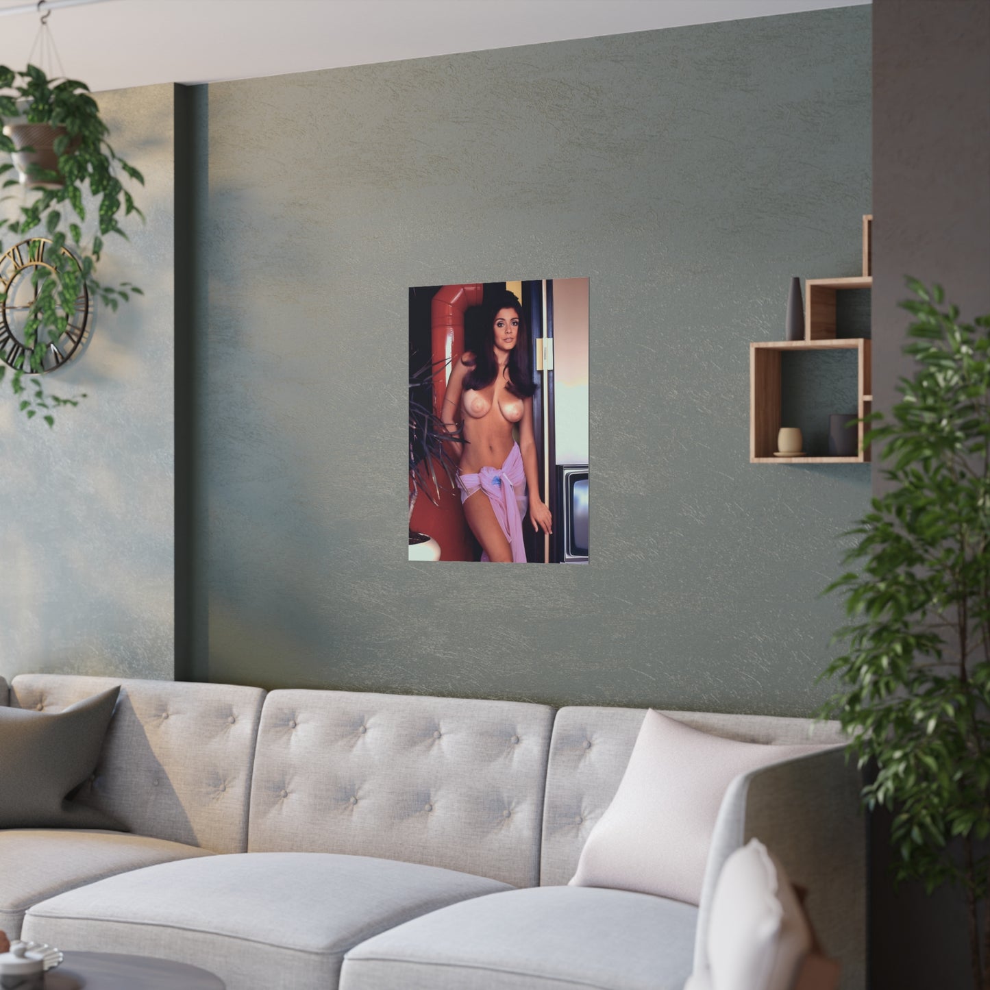 Satin Posters (210gsm) Playboy Playmate Cynthia Myers nude