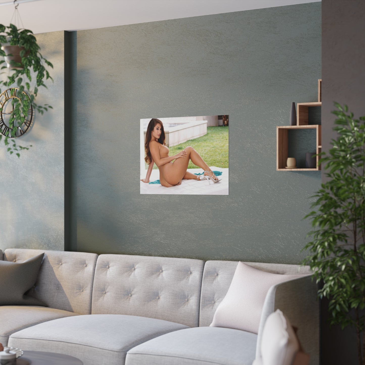 Satin Posters (210gsm) Eva Lovia Nude
