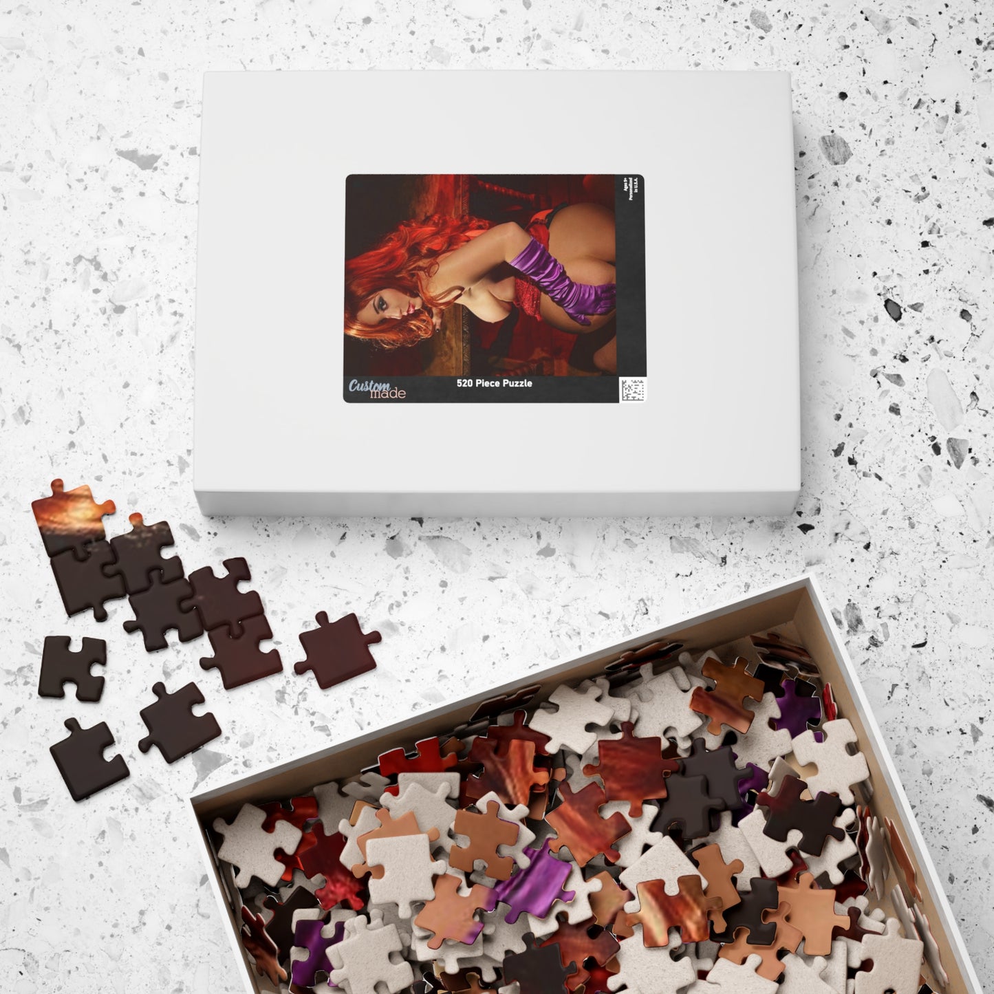 Puzzle (110, 252, 500, 1014-piece) Jessica Rabbit (Blondie Fesser) Nude #3