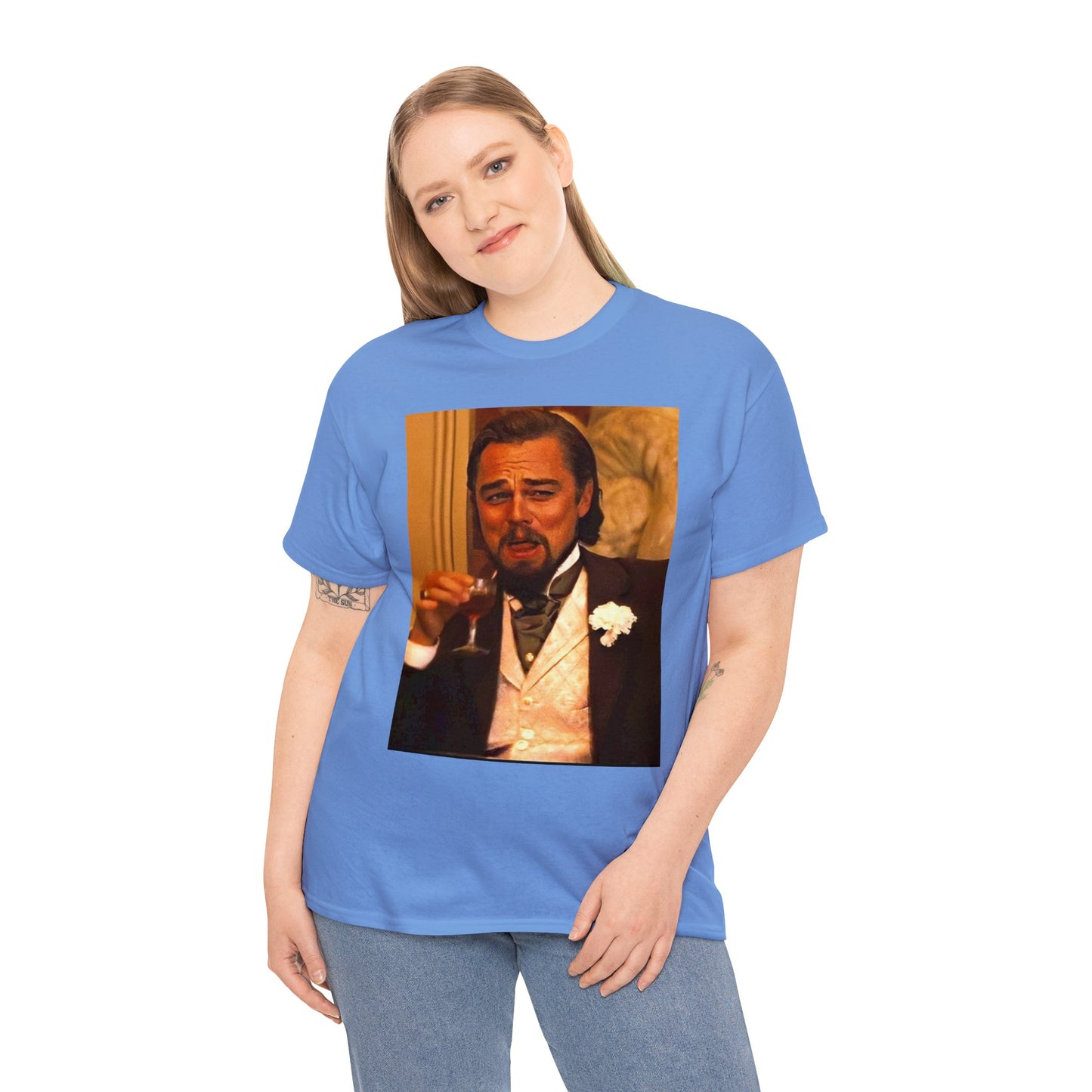 Unisex Heavy Cotton Tee Leonard DiCaprio Django Meme