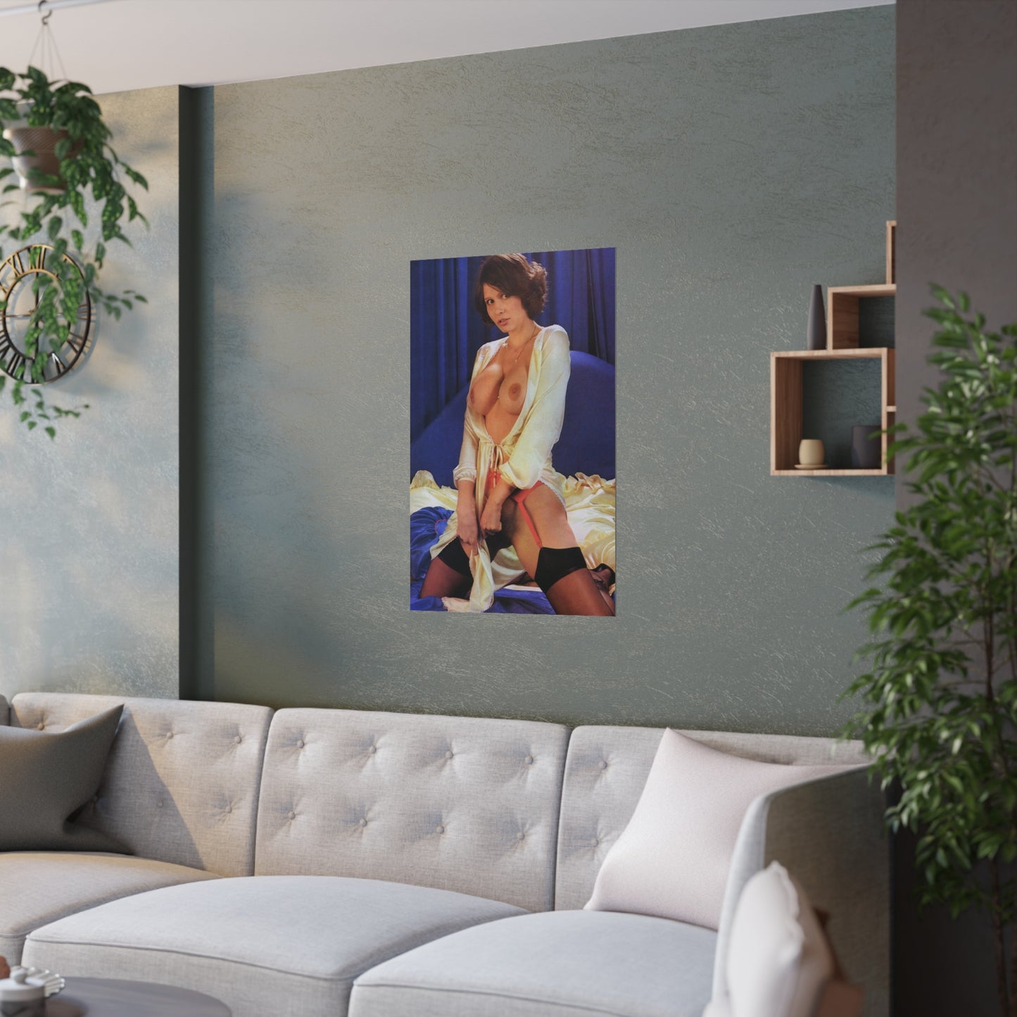 Satin Posters (210gsm) Retro Porn Star Desiree Cousteau