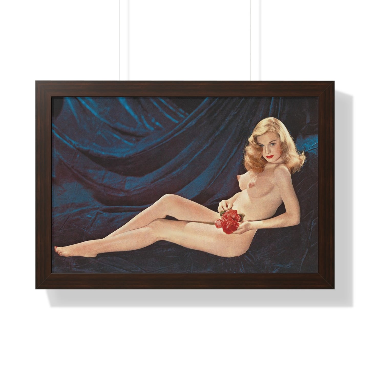 Framed Horizontal Poster Playboy Playmate April 1954 Marilyn Waltz