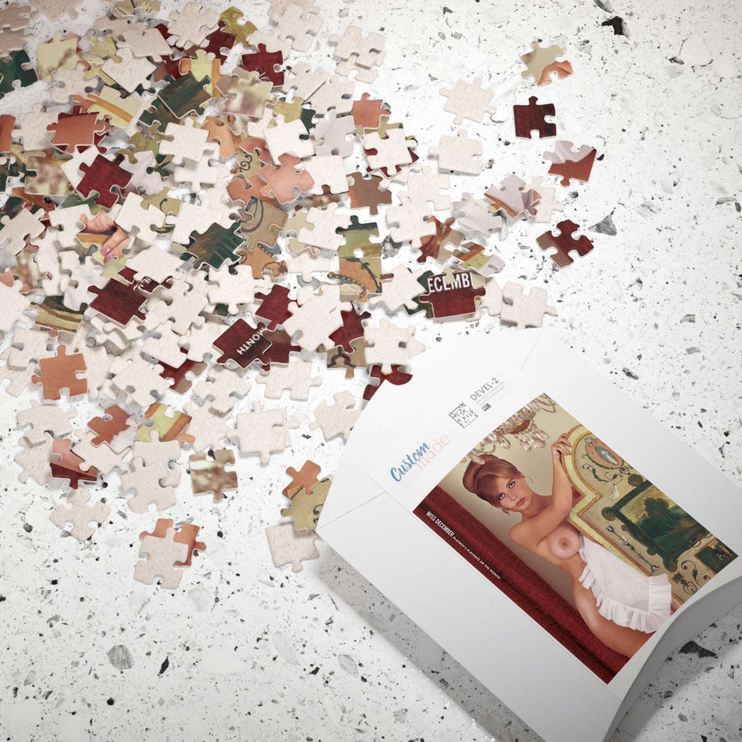 Puzzle (110, 252, 500, 1014-piece) Playboy Playmate December 1963 Donna Michelle