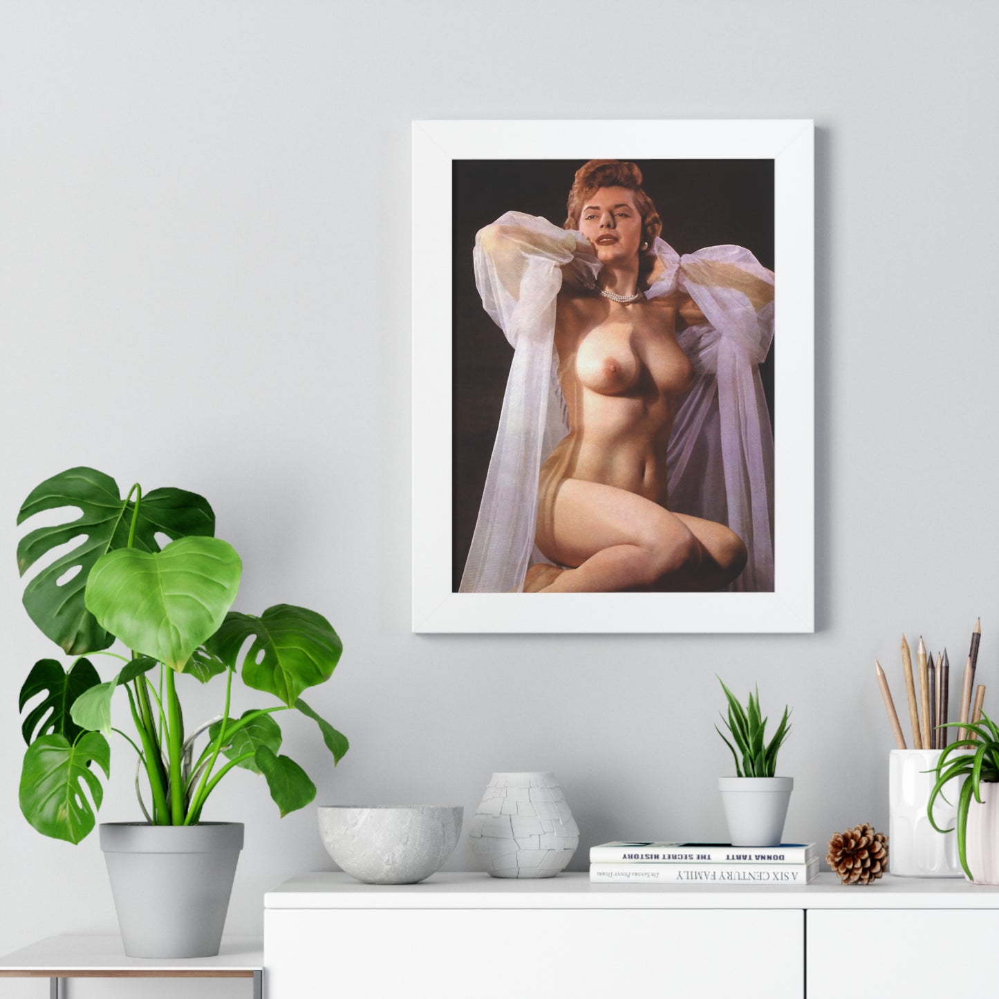 Framed Vertical Poster Playboy Playmate December 1954 Terry Ryan