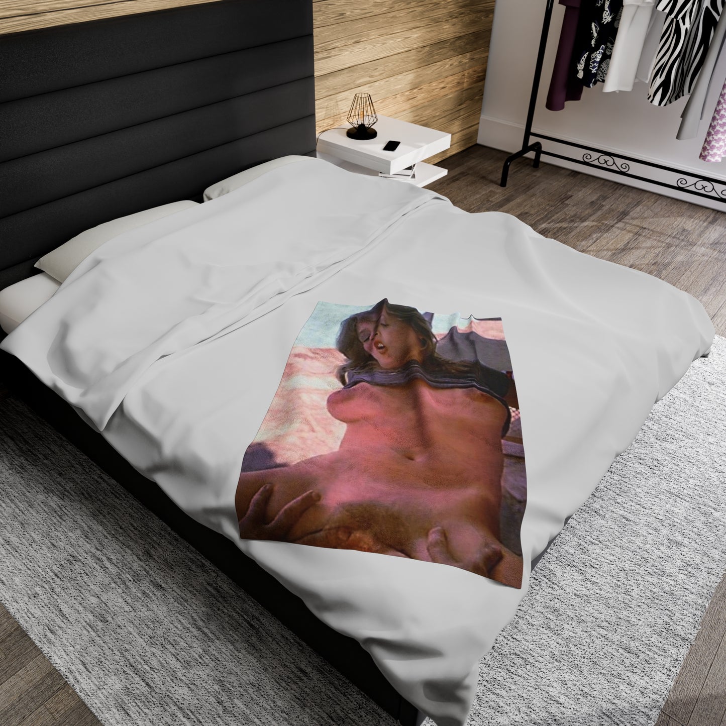 Velveteen Plush Blanket Traci Lords Nude